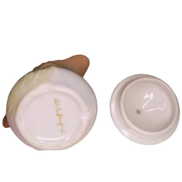 Vintage Hand Painted Yellow Roses Tea Set - Tea Pot, Creamer, Sugar Bowl… - Picture 16 of 16